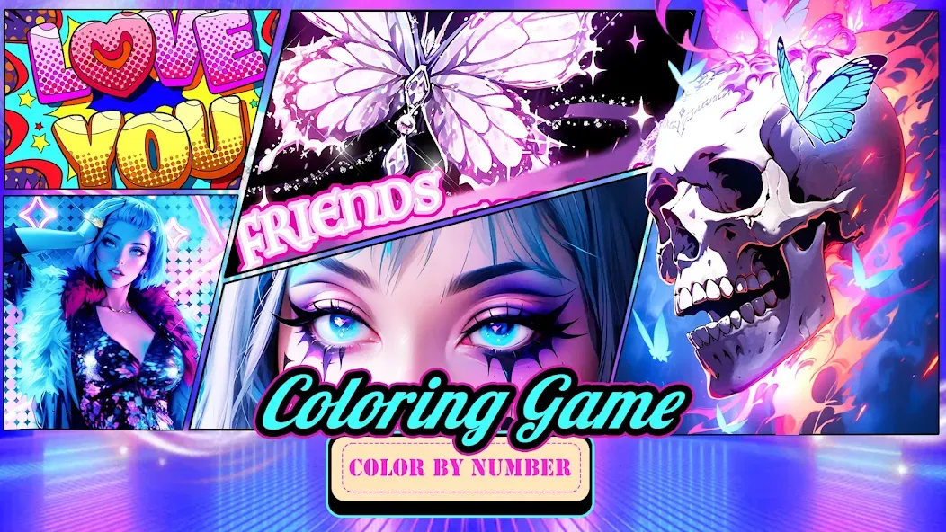 Coloring Games-Color By Number  [МОД Unlocked] Screenshot 1