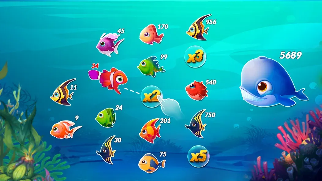 Big Eat Fish Games Shark Games  [МОД Unlocked] Screenshot 3