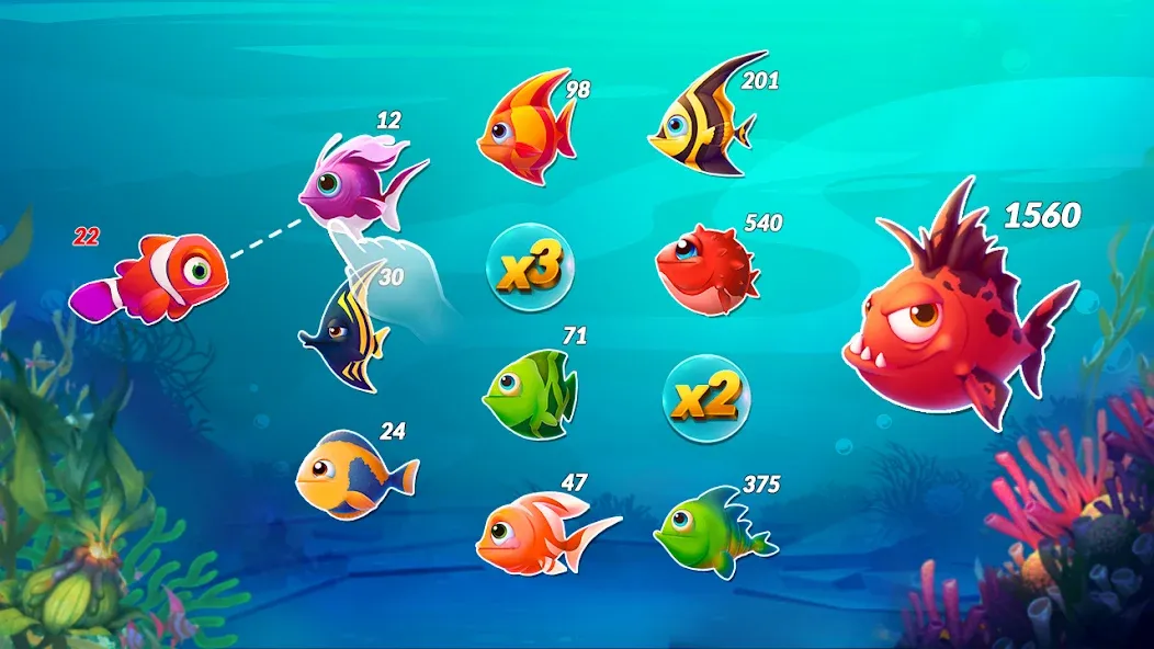 Big Eat Fish Games Shark Games  [МОД Unlocked] Screenshot 5