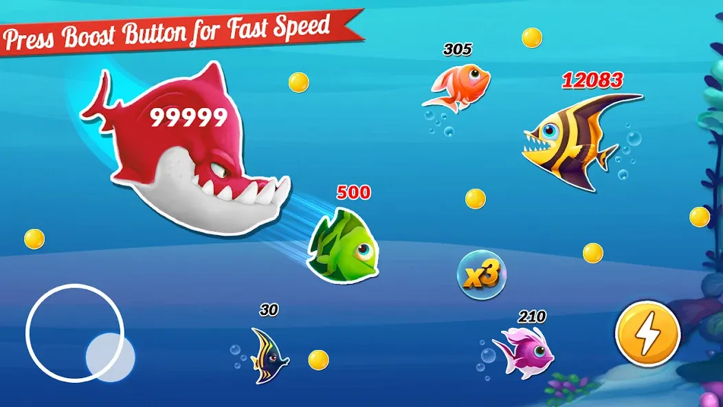 Fish.IO Fish Games Shark Games (Фиш Ай О Фиш Геймс Шарк Геймс)  [МОД Все открыто] Screenshot 1