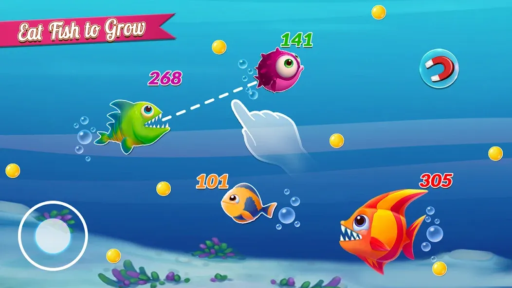 Fish.IO Fish Games Shark Games (Фиш Ай О Фиш Геймс Шарк Геймс)  [МОД Все открыто] Screenshot 5