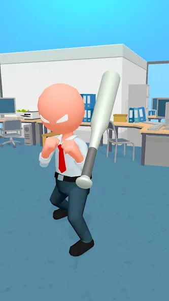 Crazy Office — Slap & Smash  [МОД Меню] Screenshot 3