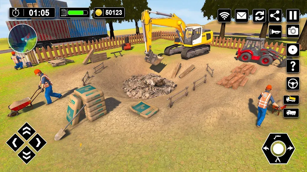 Wood House Construction Game  [МОД Menu] Screenshot 1