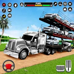 Скачать взломанную Car Transporter 3d:Truck Games  [МОД Unlimited Money] - полная версия apk на Андроид