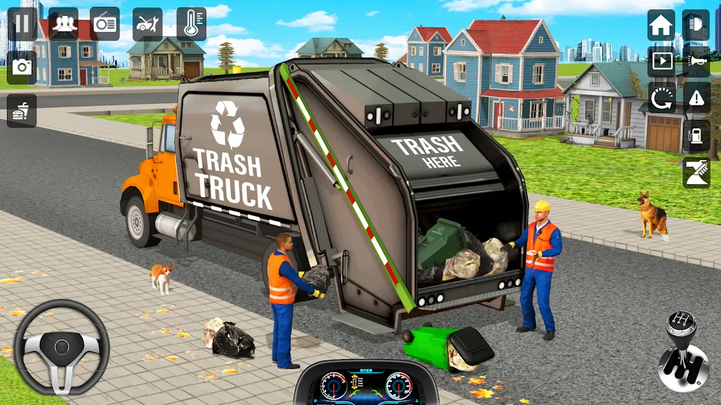 Trash Truck Games Simulator 3D  [МОД Unlimited Money] Screenshot 4