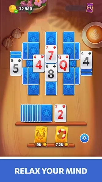 Solitaire Sunday: Card Game (Солитер воскресенье)  [МОД Бесконечные монеты] Screenshot 2