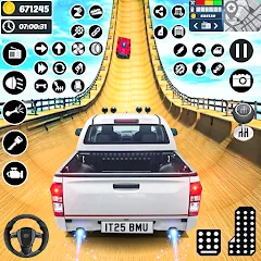 Взломанная Ramp Car Game - Car Stunt (Рамп Кар Гейм)  [МОД Unlocked] - полная версия apk на Андроид