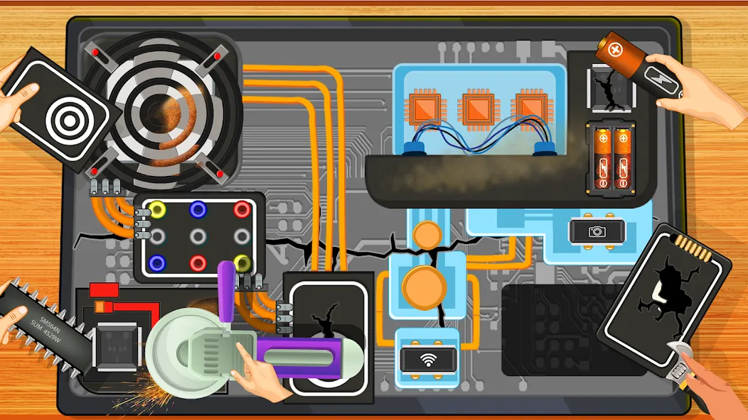 Electronics Repair Master  [МОД Много монет] Screenshot 1