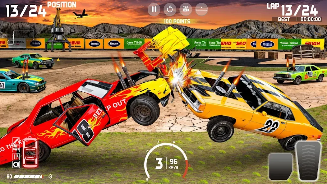 Demolition Derby: Car Games  [МОД Много денег] Screenshot 1