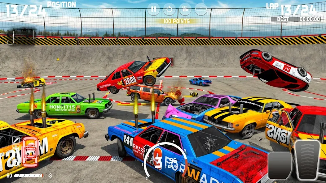 Demolition Derby: Car Games  [МОД Много денег] Screenshot 2