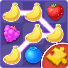 Взломанная Jigsaw: Fruit Link Blast (Джигсоу)  [МОД Все открыто] - полная версия apk на Андроид