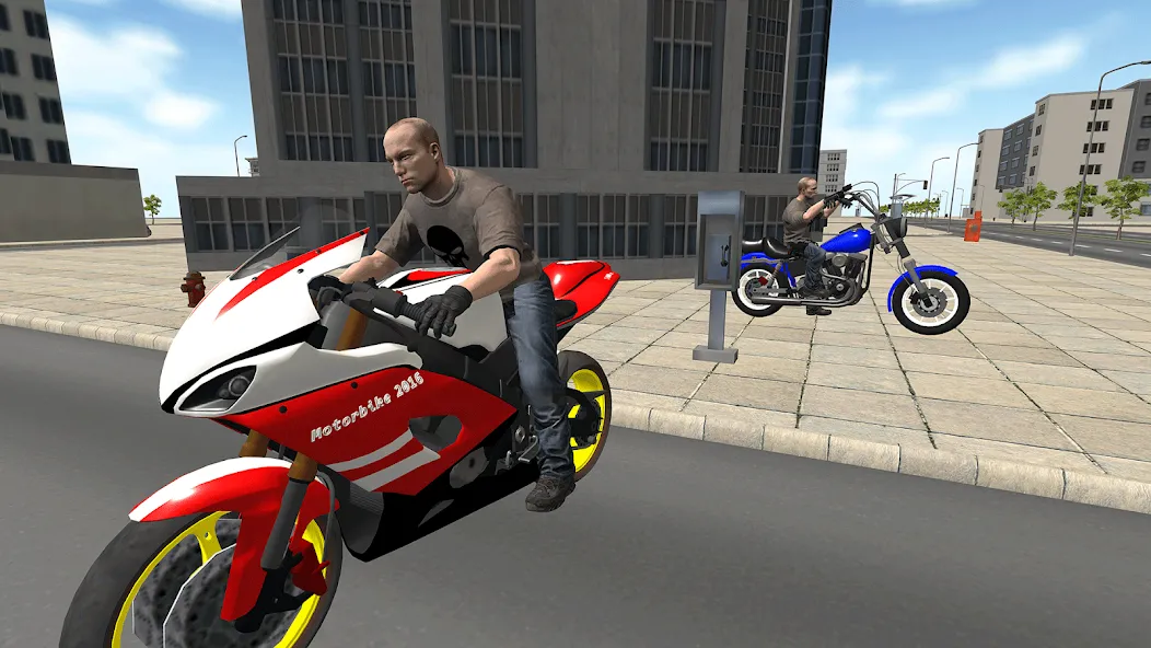 Bike Driving: Police Chase  [МОД Mega Pack] Screenshot 4