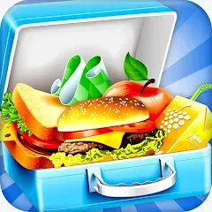 Скачать взлом Lunch Box cooking Games 2023 (ШКОЛЬНЫЙ ОБЕД ПРИГОТОВЛЕНИЕ ПИЩИ Создание поваров)  [МОД Menu] - последняя версия apk на Андроид