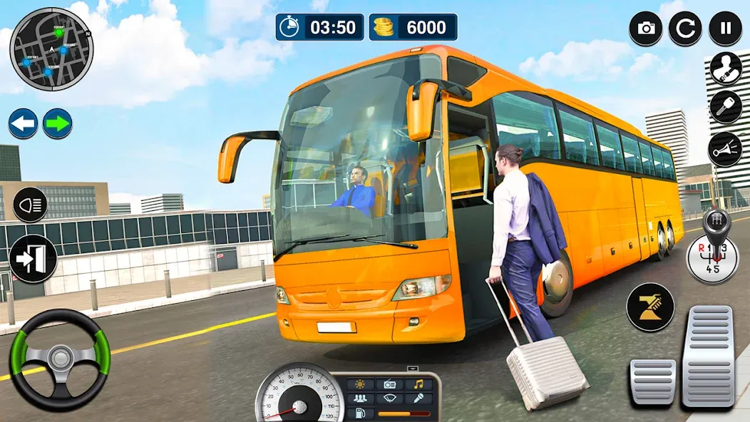 Bus Simulator Game: Coach Game  [МОД Много монет] Screenshot 2