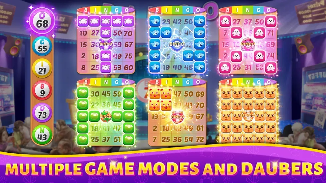 Bingo Rush - Club Bingo Games (Бинго Раш)  [МОД Много денег] Screenshot 2