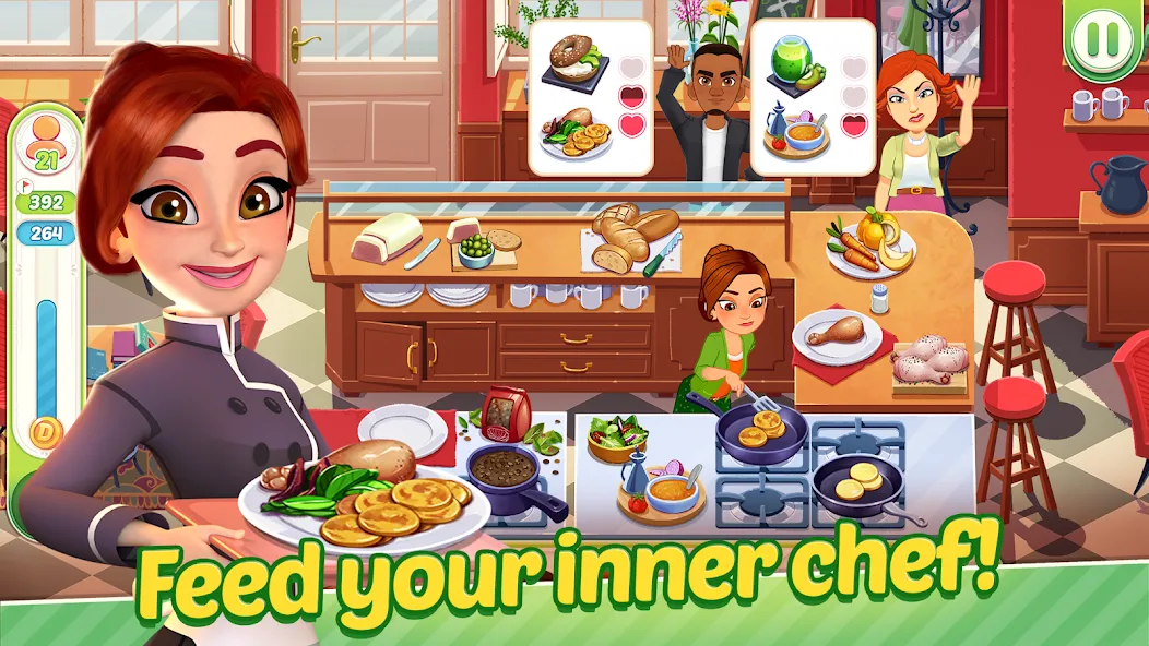 Delicious World - Cooking Game (Делишес Ворлд)  [МОД Unlimited Money] Screenshot 2