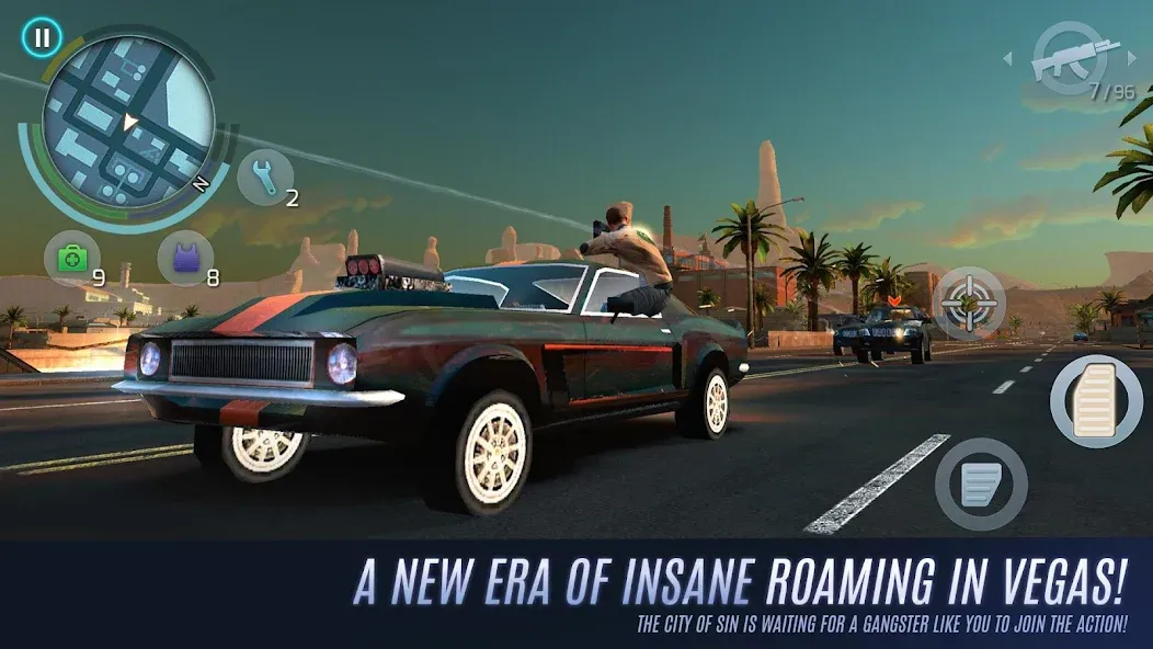 Gangstar Vegas: World of Crime (Гангстар Вегас)  [МОД Бесконечные деньги] Screenshot 2