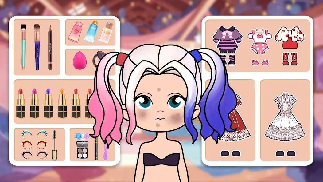 Doll Dress Up - Makeup Games  [МОД Все открыто] Screenshot 2