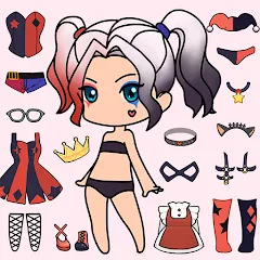 Взлом Doll Dress Up - Makeup Games  [МОД Все открыто] - стабильная версия apk на Андроид