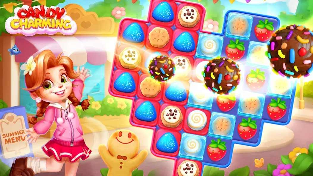 Candy Charming - Match 3 Games (энди Чарминг)  [МОД Unlimited Money] Screenshot 5