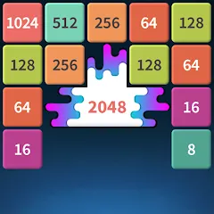 Скачать взломанную 1M - Merge Number Block Puzzle  [МОД Все открыто] - полная версия apk на Андроид