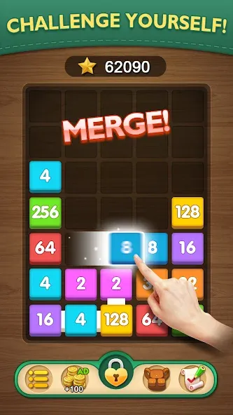 Merge Puzzle - Number Games (Мердж Пазл)  [МОД Все открыто] Screenshot 2