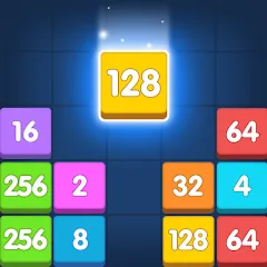 Взломанная Merge Puzzle - Number Games (Мердж Пазл)  [МОД Все открыто] - последняя версия apk на Андроид