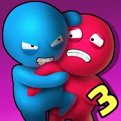 Скачать взломанную Noodleman Party: Fight Games (Нудлман Пати)  [МОД Unlimited Money] - полная версия apk на Андроид