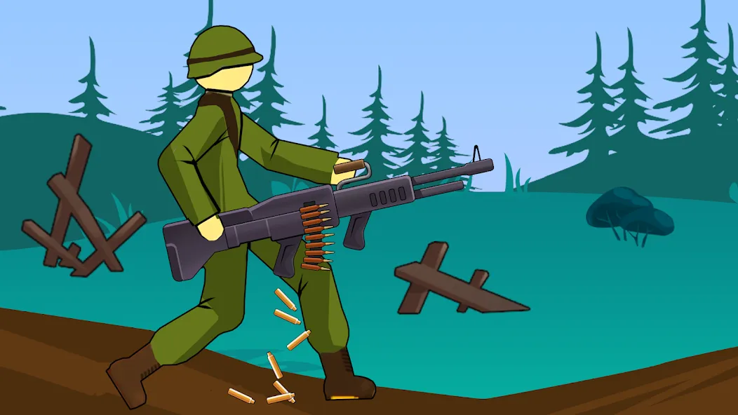 Stickman WW2 (Стикмэн Вторая Мировая война)  [МОД Mega Pack] Screenshot 5