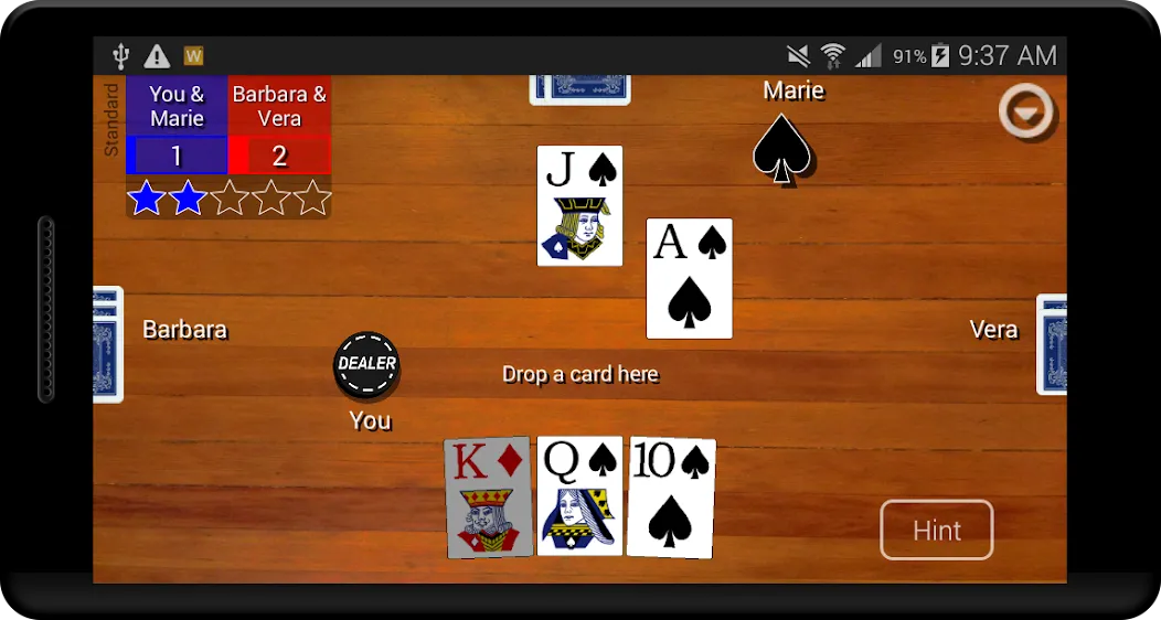 Euchre Card Classic (Юкер Кард Классик)  [МОД Бесконечные монеты] Screenshot 2