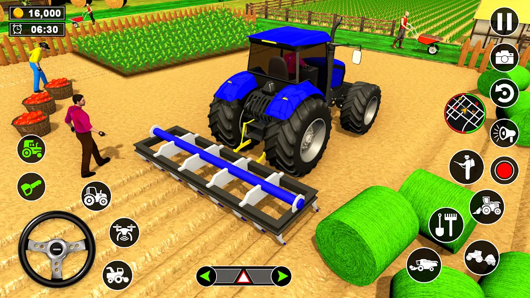 Real Tractor Driving Simulator (Реальный симулятор вождения трактора)  [МОД Бесконечные монеты] Screenshot 2