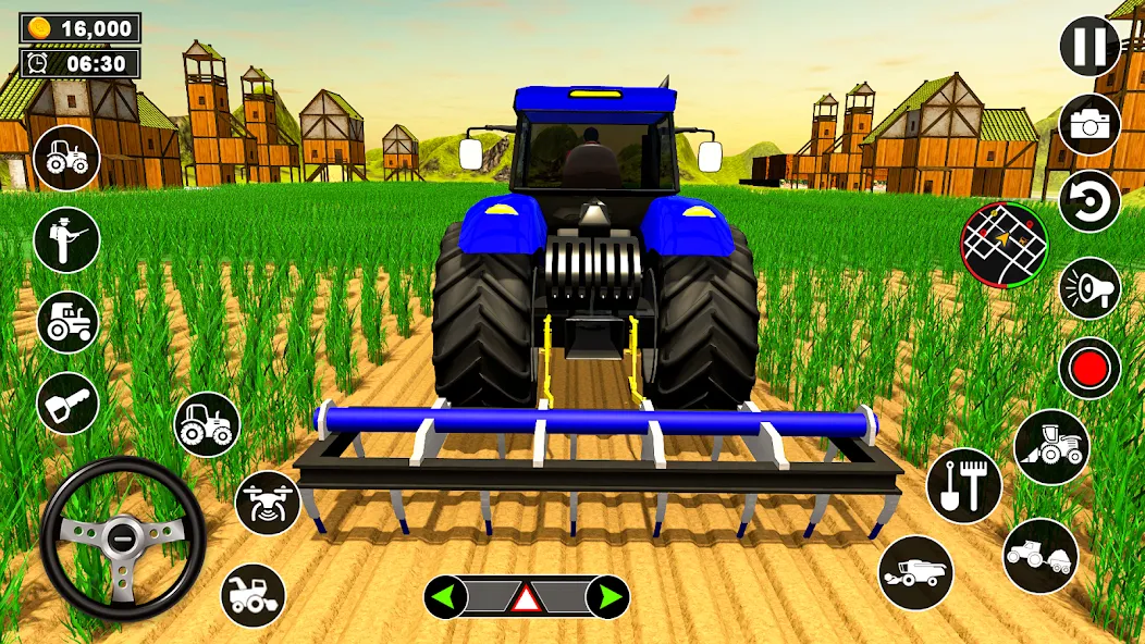 Real Tractor Driving Simulator (Реальный симулятор вождения трактора)  [МОД Бесконечные монеты] Screenshot 3