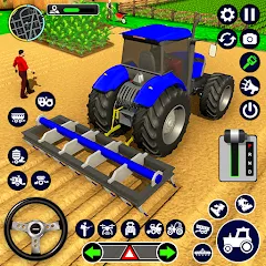 Скачать взлом Real Tractor Driving Simulator (Реальный симулятор вождения трактора)  [МОД Бесконечные монеты] - стабильная версия apk на Андроид