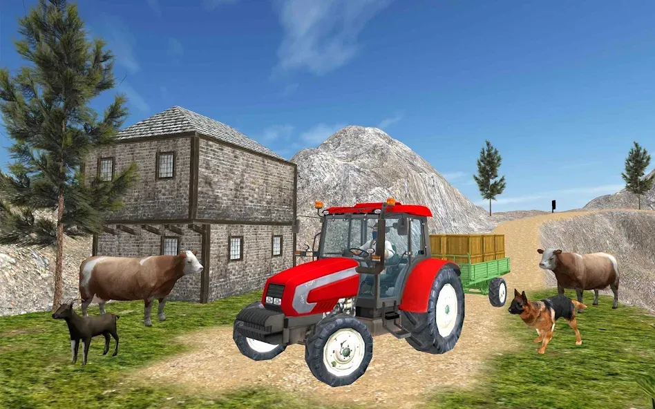 Tractor Driver 3D Farming Sim (Тракторист 3D Симулятор Фермерства)  [МОД Бесконечные монеты] Screenshot 1