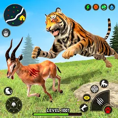 Скачать взлом Tiger Games: Tiger Sim Offline  [МОД Бесконечные монеты] - полная версия apk на Андроид