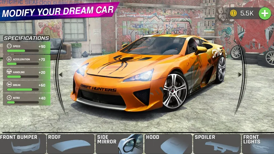 Extreme Car Driving: Car Drift  [МОД Бесконечные монеты] Screenshot 2