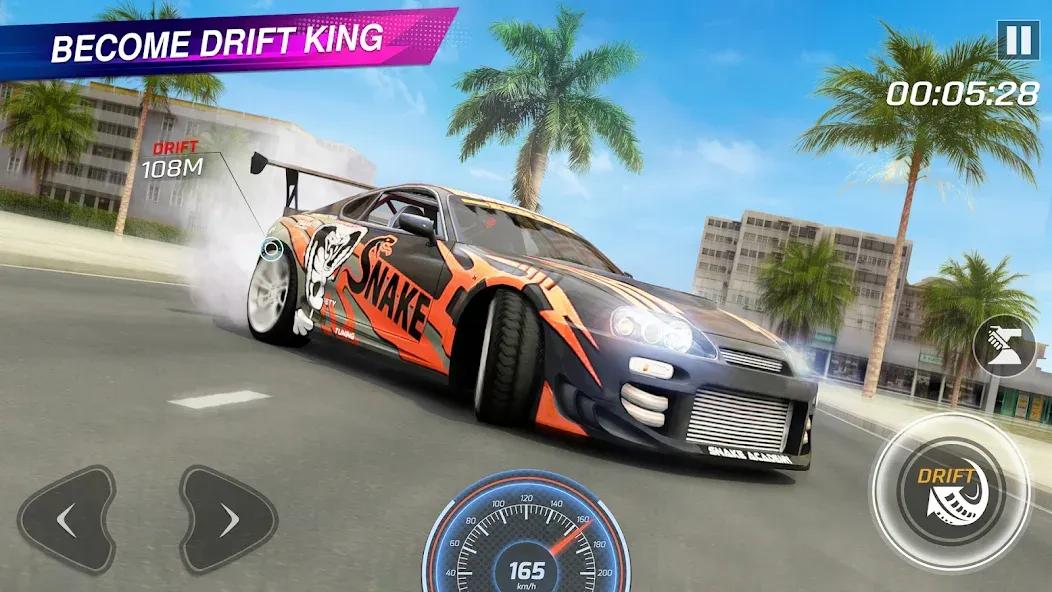 Extreme Car Driving: Car Drift  [МОД Бесконечные монеты] Screenshot 5