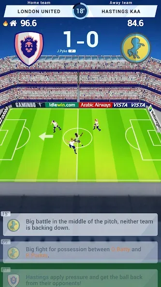 Idle Eleven - Soccer tycoon (Айдл Илевен)  [МОД Бесконечные монеты] Screenshot 2