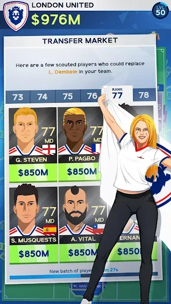 Idle Eleven - Soccer tycoon (Айдл Илевен)  [МОД Бесконечные монеты] Screenshot 4