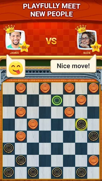 Checkers - Online & Offline  [МОД Unlocked] Screenshot 3