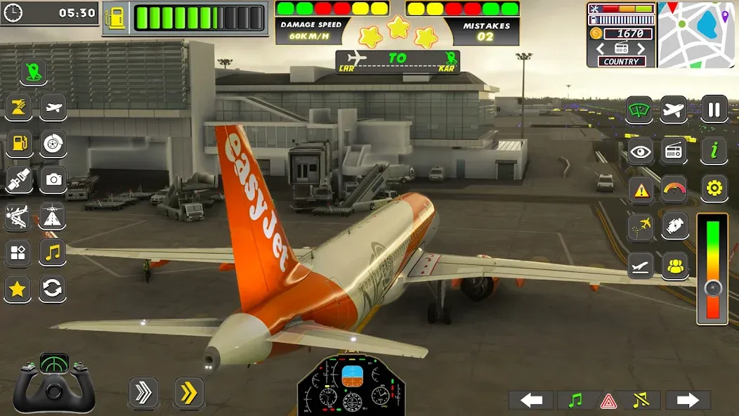 Real Flight Sim Airplane Games (Реал Флайт Сим Авиасимуляторы игры на самолеты)  [МОД Unlimited Money] Screenshot 4