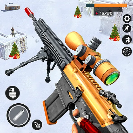 Banduk Game - Sniper Gun Games (Снайперская Война 3D)  [МОД Menu] Screenshot 1