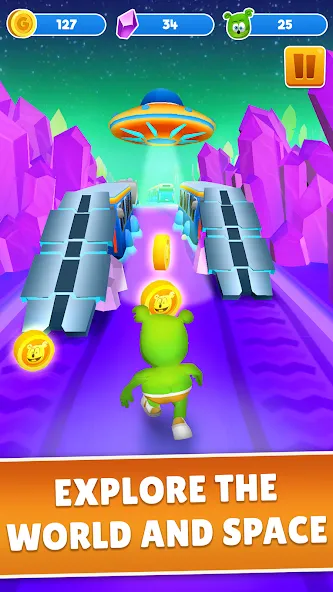 Gummy Bear Run: Running Games (Гамми Бер Ран)  [МОД Mega Pack] Screenshot 3