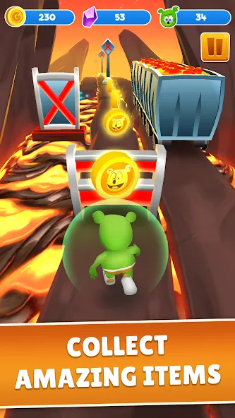 Gummy Bear Run: Running Games (Гамми Бер Ран)  [МОД Mega Pack] Screenshot 4