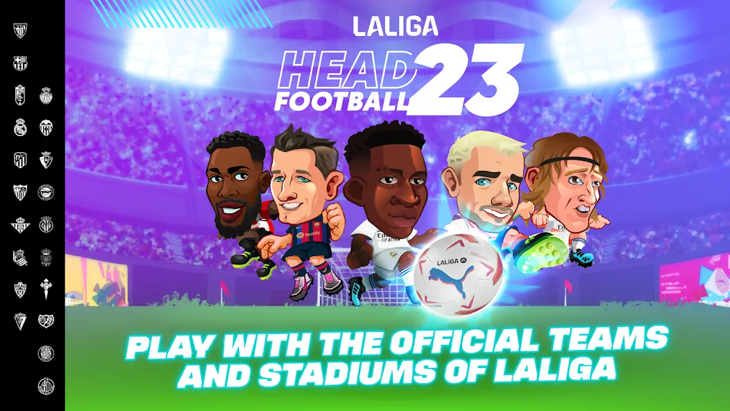 LALIGA Head Football 23 SOCCER (Хед Футбол)  [МОД Много денег] Screenshot 1