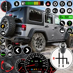 Скачать взломанную Offroad Jeep Driving & Parking  [МОД Unlocked] - стабильная версия apk на Андроид