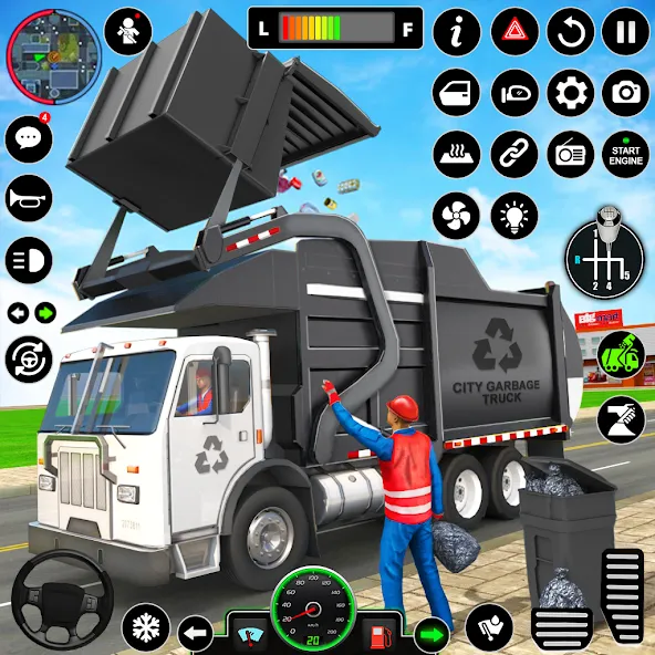 Truck Driving Games Truck Game (Трак Драйвинг игры Трак игра)  [МОД Много денег] Screenshot 1