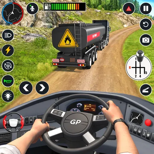 Oil Truck Games: Driving Games  [МОД Menu] Screenshot 1