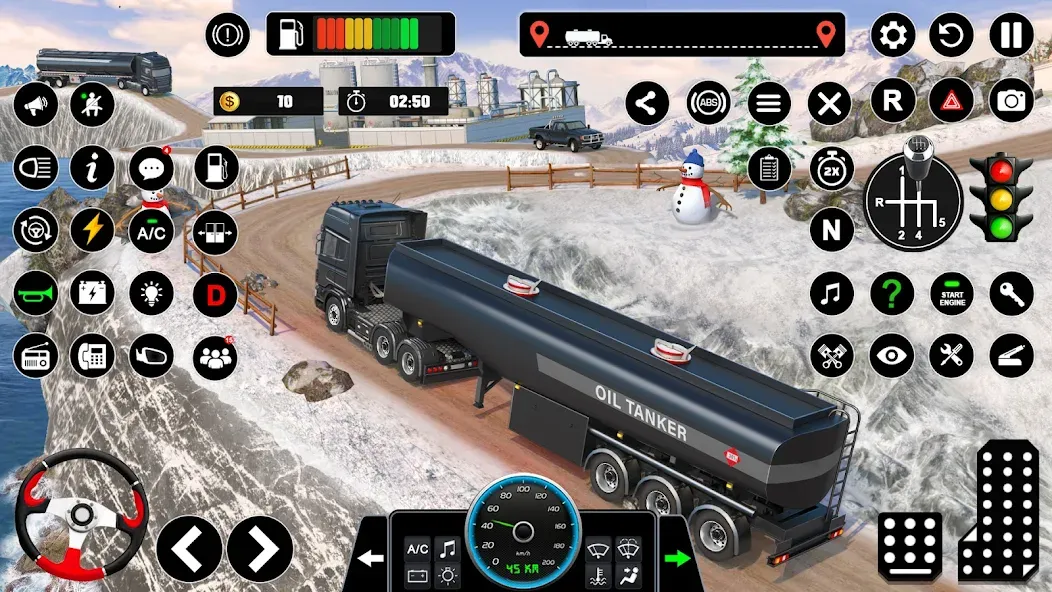 Oil Truck Games: Driving Games  [МОД Menu] Screenshot 2