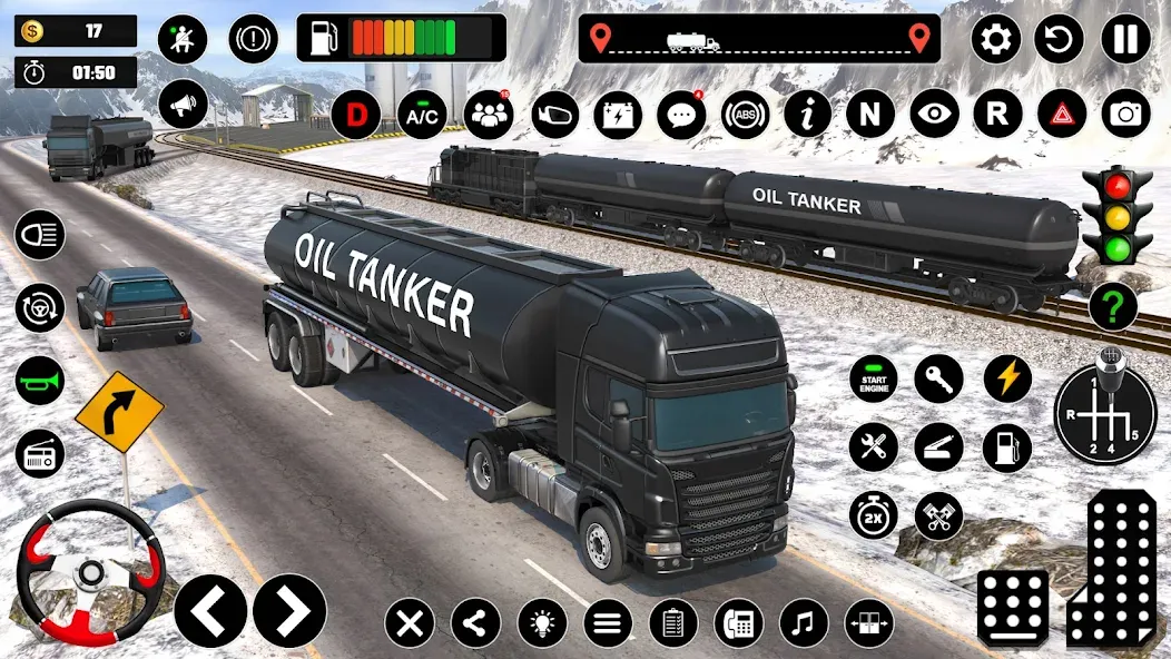 Oil Truck Games: Driving Games  [МОД Menu] Screenshot 3